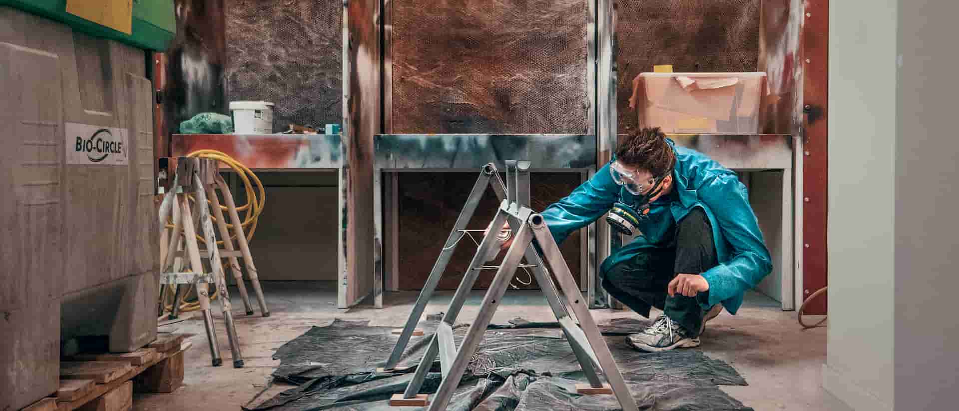Harald spray painting 2019