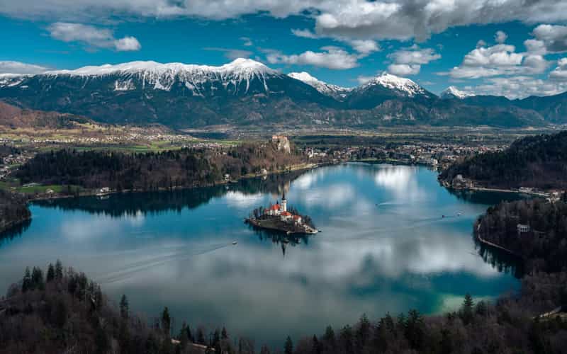 Bled in Slovenia, 2024 March 13