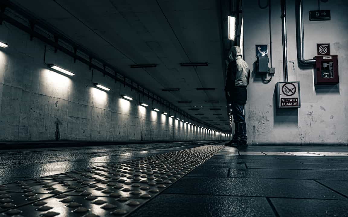 Road tunnel in Mestre, Italy