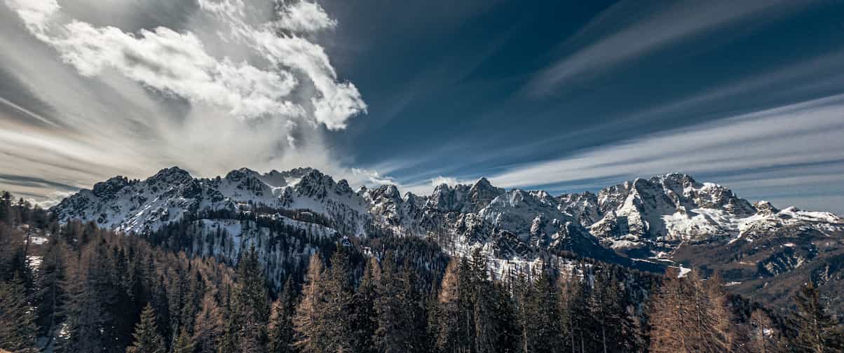 Snowboard view in Tarvisio, 2024